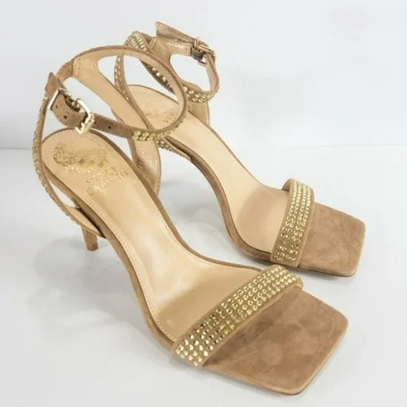 Vince Camuto Saprenda Sandal Amendoa -7.5 - Picture 6 of 8